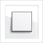 Gira System 55 Weissglass Rahmen