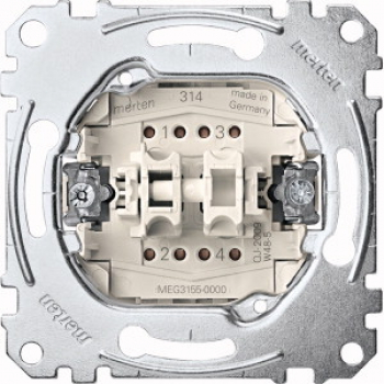 Merten Doppeltaster MEG3155-0000
