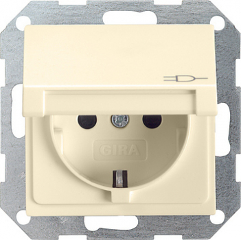GIRA 045401 Schuko Steckdose Klappdeckel