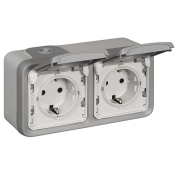 Legrand 069742 Feuchtraum Steckdose 2-fach