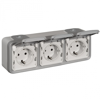 Legrand 069743 Feuchtraum Steckdose 3-fach