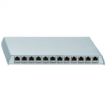 Rutenbeck Patchpanel 12 23611112 Metallausführung 12-fach weiss