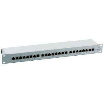 EFB Patchpanel 37666.1M Cat. 6A Grau 24-fach
