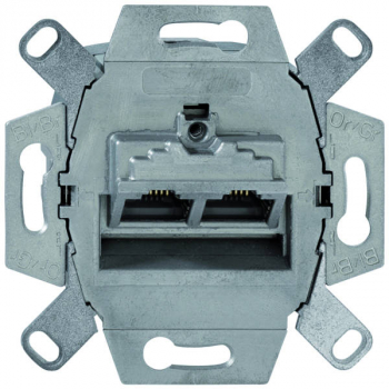 Rutenbeck UAE Cat.6A Netzwerk Anschlussdose 2-fach