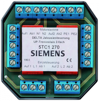 Siemens 5TC1270 DELTA Jalousiesteuerung UP-Trennrelais 2-fach