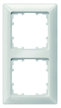 Siemens 5TG25520 DELTA line Rahmen 2fach 151x80mm titanweiß