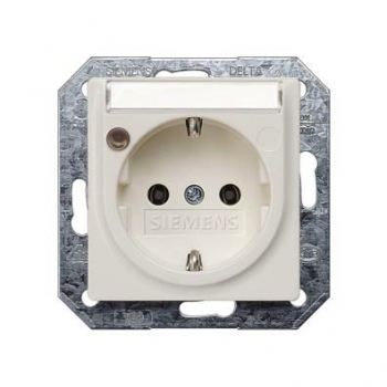 Siemens 5UB1560 DELTA i-system Schuko- Steckdose 10/16A 250V titanweiß