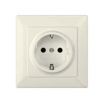 Siemens 5UB1582 DELTA line Schuko- Steckdose 250VAC 16A titanweiß