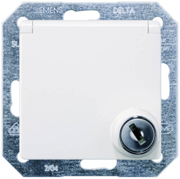 Siemens 5UB1916 DELTA i-system Schuko- Steckdose 10/16A 250V titanweiß