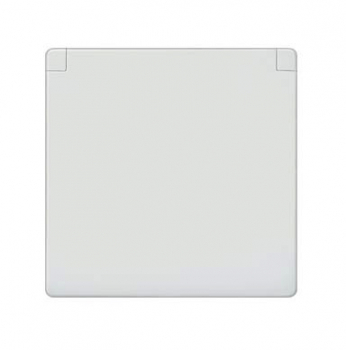 Siemens 5UH1204 DELTA i-system Abdeckplatte mit Klappdeckel 55x55mm titanweiß