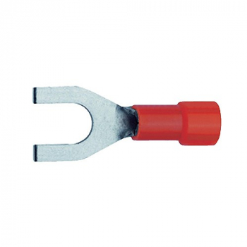 Klauke 620C4 Gabelkabelschuh isoliert 0,5 - 1,0 mm² M4 rot