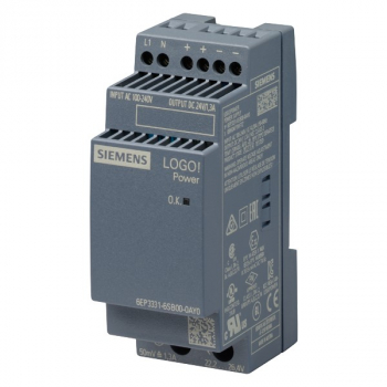 LOGO!POWER 24V/1,3A Geregelte Stromversorgung Eingang: AC 100-240 V Ausgang: DC 24V/1,3A