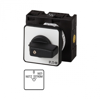 EATON T3-4-8902/E Umschalter 32A Netz-0-Notstrom 48x48mm