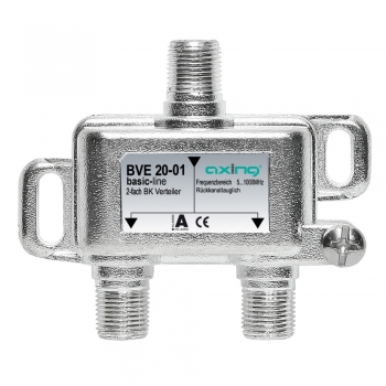 Axing BVE 20-01 BK 2-fach Verteiler