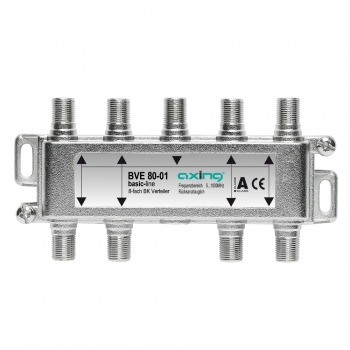 Axing BVE 80-01 BK 8-fach Verteiler