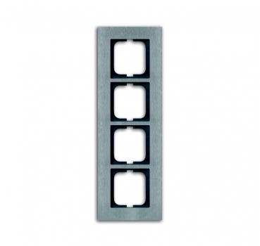 Carat Rahmen 1724-860 Edelstahl 4-fach