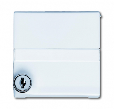 Klappdeckel 2118GKSLN-34 beschriftb. alpinweiss
