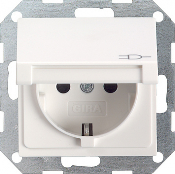 GIRA 045427 Schuko Steckdose Klappdeckel