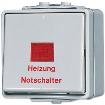 Jung 606HW Heizung-Notschalter Univ. Aus-Wechsel