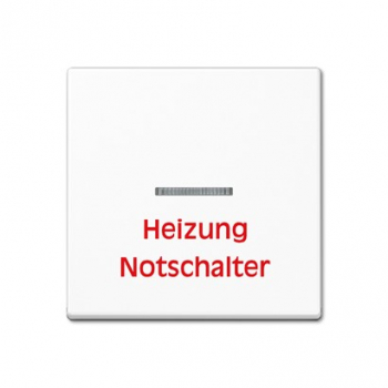 Jung A590HWW Wippe "Heizung Notschalter"