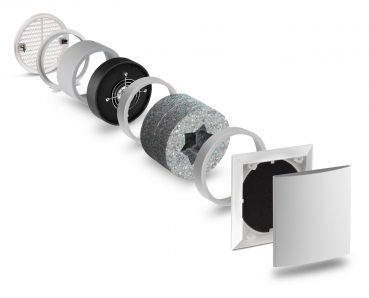 Lunos RA 15/60 Einschub für Radiallüfter D=160mm