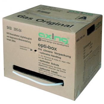 Axing SKB395-04 Koaxialkabel 100dB Opti-Box 250m
