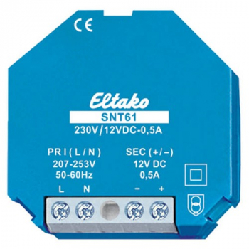 Eltako Schaltnetzteil SNT61-230V/12V DC-0,5A