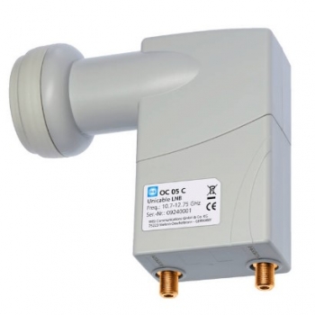 Wisi OC02E Twin SAT LNB 40mm 2 Teilnehmer