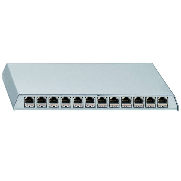 Rutenbeck Patchpanel 12 23611112 Metallausführung 12-fach weiss