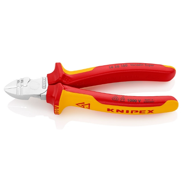 Knipex 1426160 Abisolier-Seitenschneider 160mm