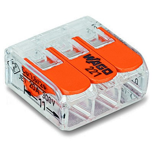 Wago 221-413 Verbindungsklemme 50 Stck