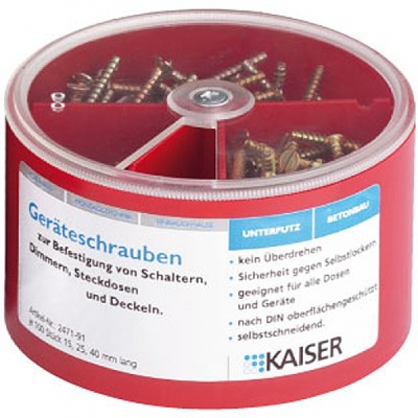 Kaiser 2472-91 Geräteschrauben Sortiment