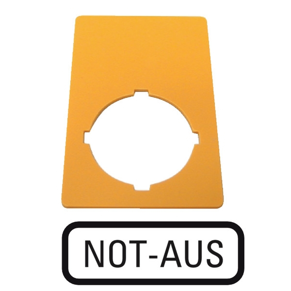 Eaton M22-XZK-D99 Not-Aus Schild