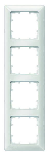 Siemens 5TG25540 DELTA line Rahmen 4fach 293x80mm titanweiß