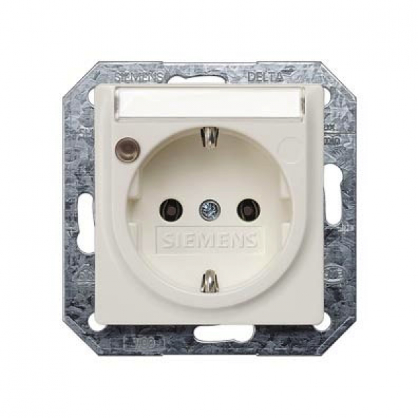 Siemens 5UB1560 DELTA i-system Schuko- Steckdose 10/16A 250V titanweiß