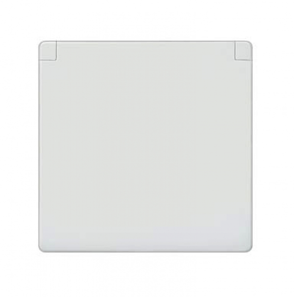 Siemens 5UH1204 DELTA i-system Abdeckplatte mit Klappdeckel 55x55mm titanweiß