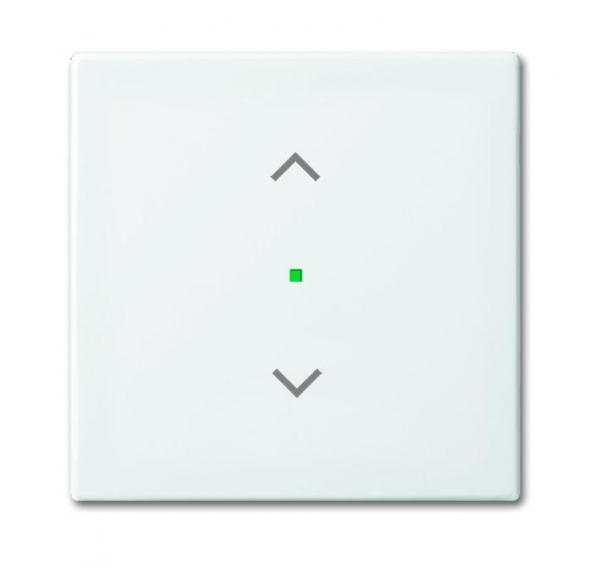 Wippe, 1-fach, mit Symbol "Jalousie" 6232-10-914