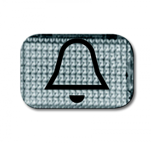 Tastersymbol, transparent, "Klingel" 2145 KI