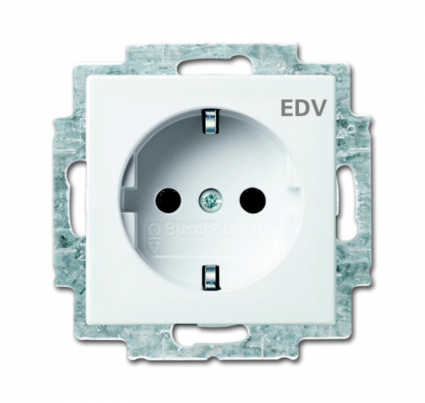 Schuko Steckdosen-Einsatz "EDV" 20 EUC/DV-914