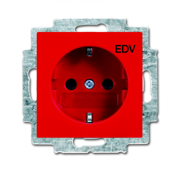 Schuko Steckdosen Einsatz "EDV" 20 EUC/DV-917