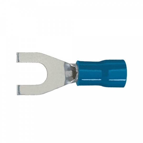 Klauke 630C5 Gabelkabelschuh isoliert 1,5 - 2,5 mm² M5 blau