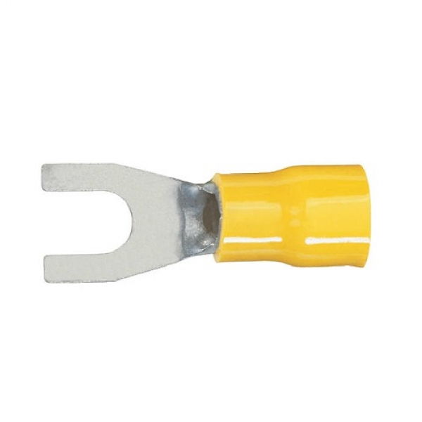 Klauke 650C5 Gabelkabelschuh isoliert 4 - 6 mm² M5 gelb