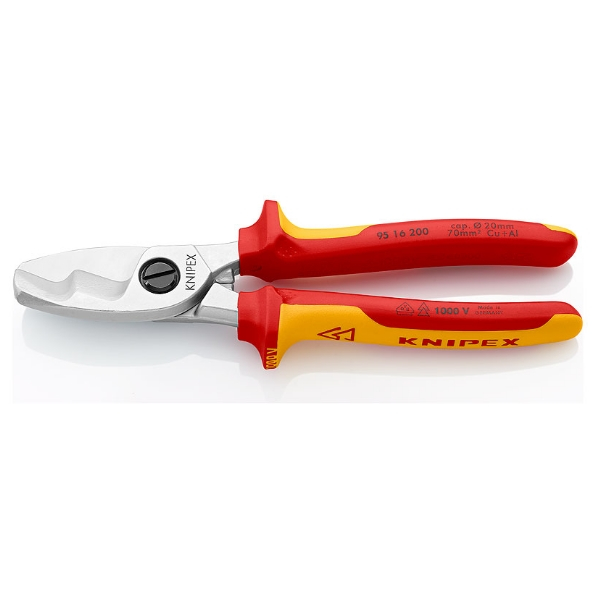 Knipex 9516200 VDE Kabelschere 200 mm