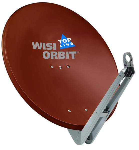 Wisi Orbit OA85I Offset Antenne 85cm rotbraun