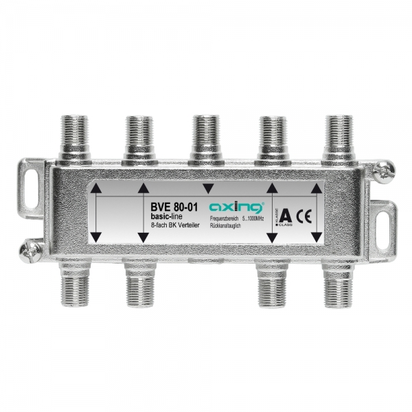 Axing BVE 80-01 BK 8-fach Verteiler