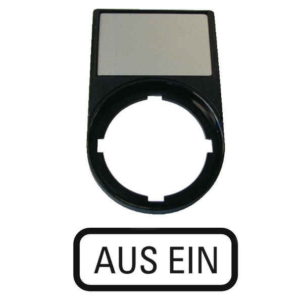 Eaton M22S-ST-D10 Träger+ Schild AUS EIN