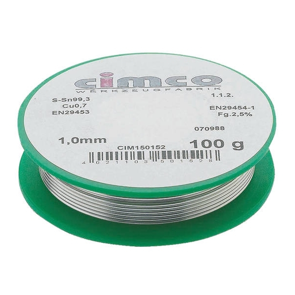Cimco Elektroniklot 1mm 250g