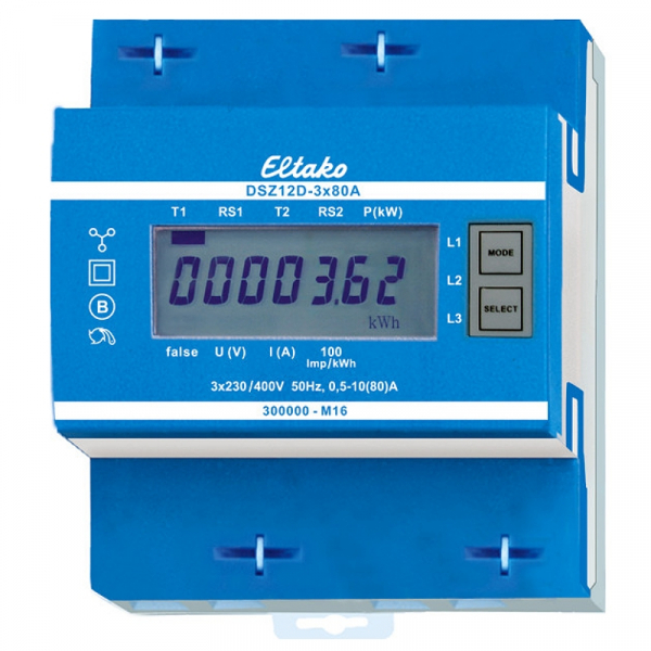 Eltako DSZ15D-3x80A Drehstromzähler geeicht