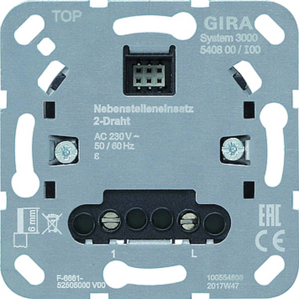 Gira 540800 Nebenstelleneinsatz 2-Draht