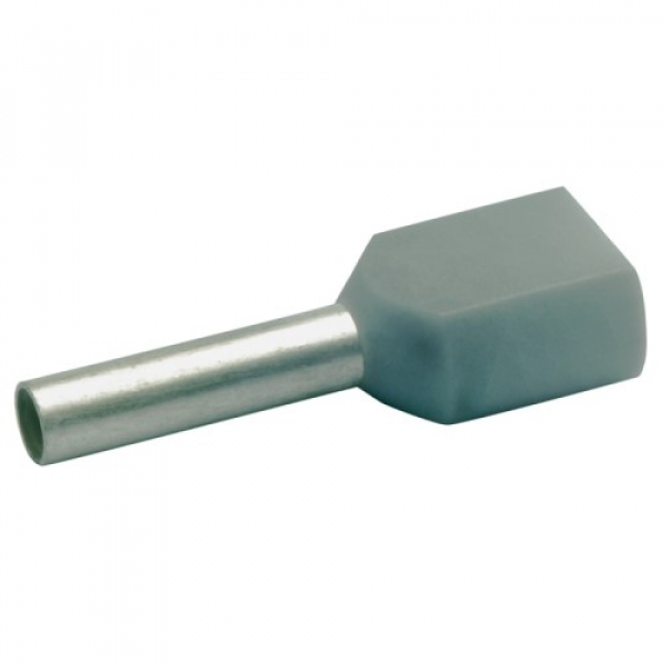 Klauke 8708 Zwillings Aderendhülse 0,75mm² 8mm lang